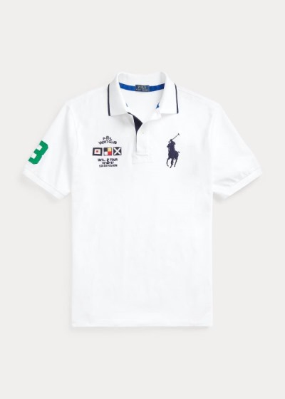 Polo Ralph Lauren Yacht Club Mesh Polo Shirt Herre Danmark (KFXSD4896)